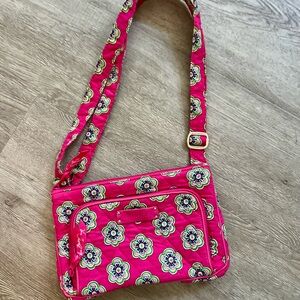 Vera Bradley Pink Floral Crossbody Bag